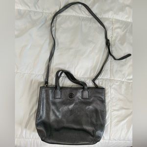 Silver Tory Burch Crossbody